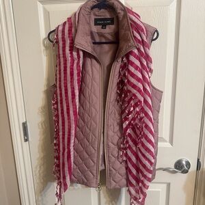 Black Rivet Women's Quilted Vest - Light Pink